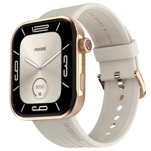 Noise Colorfit Pro 5 Smart Watch 1.85" AMOLED Display, BT Calling, New DIY Watch Faces, Smart Dock Design, Emergency SOS Tech, Emoji Support, 5X Faster Data Transfer